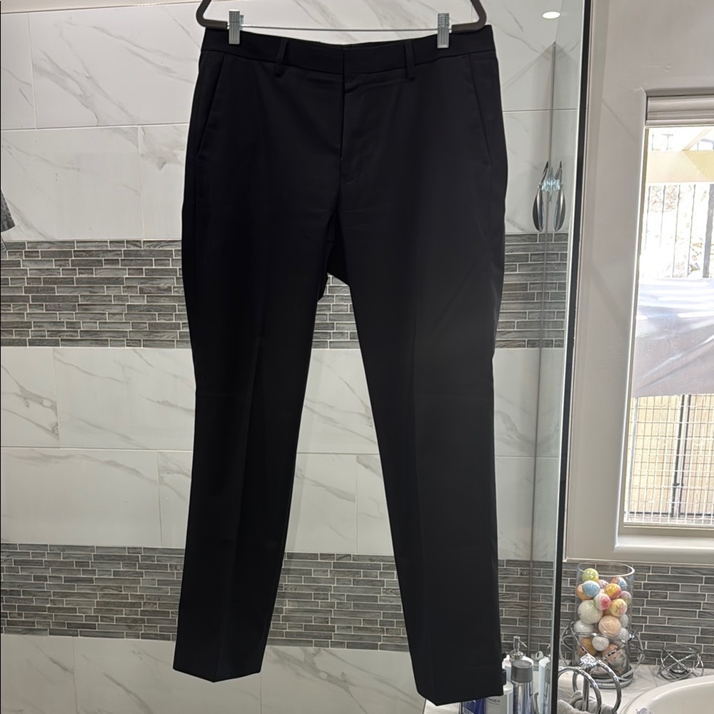 Bonobos Black Dress Pants Sleek Fit